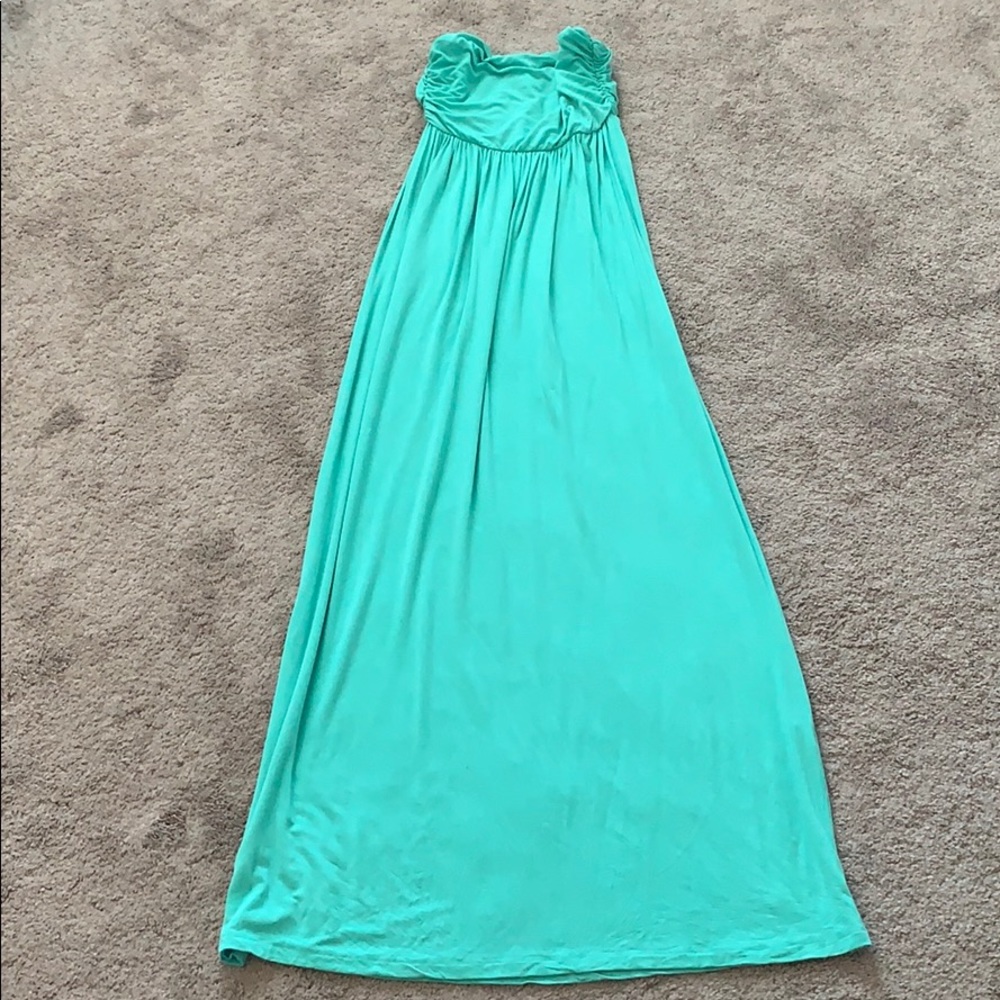 Maternity Strapless Maxi Dress